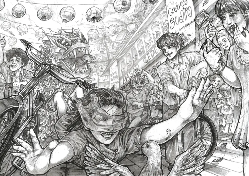 Karya Adnan, siswa CROOM! Portofolio
